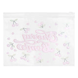 Eklips Cherry Print Transparent Clutch Bag for Cosmetics