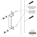 Barn Door Stainless Steel Pull Handles