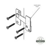 Barn Door Biparting Privacy Latch