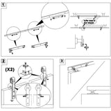 Barn Door Soft-Close Mechanism Kit | Black