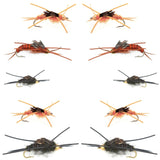 Basics Collection - Kaufmann's Tungsten Stonefly Nymphs 10 Flies  #4-12