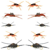 Basics Collection - Kaufmanns Stonefly Assortment - 10 Flies Sizes 4-12