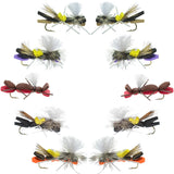 Basics Collection - Parachute Chernobyl Ant Assortment - 10 Flies Size 10