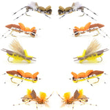 Basics Collection - Foam Hoppers Assortment - 10 Flies - Size 10