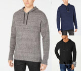 Inc Men's Hooded Marled Sweater