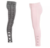Ideology Big Girls Static-Print Caged Leggings