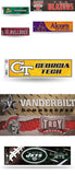 Rico NCAA Sports Car Auto Bumper Sticker, Choose Your Team