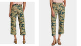 Free People Women's Green Camouflage Jeans