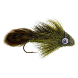 3 Pack Big Eye Olive Sculpin Streamer Flies - Hook Size 2