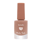 Beaulis Mocha Touch Sirocco Nail Polish: Long Lasting, Trendy Brown Nail Color for Elegant & Professional Manicures