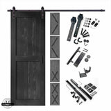 Classic Single Barn Door Kit | Black Hardware