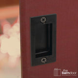 Barn Door Square Corner Flush Pull