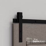 Flat Top Strap Heavy Duty Sliding Barn Door Hardware Kit