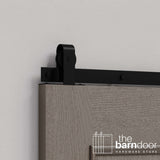 J Top Mount Heavy Duty Sliding Barn Door Hardware Kit