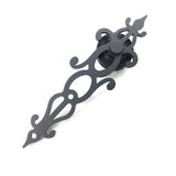 Royal Black Single Track Barn Door Hardware Kit