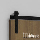 Modern Straight Strap Barn Door Hardware Kit