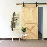 Twig Black Single Track Barn Door Hardware Kit