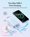 Anker Zolo Power Bank (10K, 30W) with a 5.4-inch (13.7 cm) built-in USB-C cable.