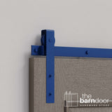 Flat Top Strap Heavy Duty Sliding Barn Door Hardware Kit