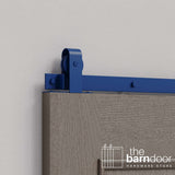 J Top Mount Heavy Duty Sliding Barn Door Hardware Kit