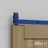 Modern J Top Mount Bifold Barn Door Hardware Kit | 4 Door One Way