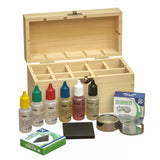 Professional Gold, Silver, Platinum Jewelry Testing Kit with Stone Instructions and Box with 30X Eye Loupe Magnifier Precious Metals 10K-24K