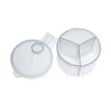 Babyjem Portable Baby Formula Container - 3 Compartment Travel-Friendly Storage for Baby Formula Powder