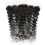 Deep Wave 13x4 HD Lace Human Hair Frontal