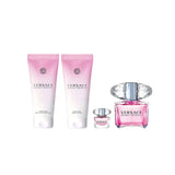 Bright Crystal By Versace For Women 4Pcs Set EDT Spray