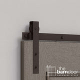 Flat Top Strap Heavy Duty Sliding Barn Door Hardware Kit
