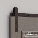J Strap Heavy Duty Sliding Barn Door Hardware Kit