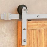 Classic Single Barn Door Kit | Brushed Nickel Hardware