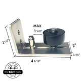 Roller Wall Mounted Barn Door Floor Guide