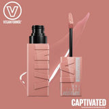 Maybelline New York Super Stay Vinyl Ink Liquid Lipstick - 16 Hour Long-Lasting Glossy Finish, Non-Sticky, Easy Application
