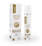 Dermoskin Ultra Face Protection Sun Screen SPF97 Gel Cream for All Skin Types - High SPF Sun Protection, Non-Greasy, Water-Resistant
