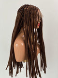 4C Natural Locs Wig "Color 4" HD Full Lace - Ready To Ship