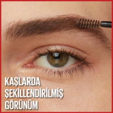 Maybelline New York Tattoo Brow 36h Styling Gel - 260 Deep Brown, Long-Lasting Eyebrow Styling