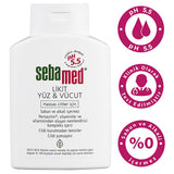 Sebamed Liquid Face and Body Cleanser - Gentle pH 5.5 Skincare for Sensitive Skin, Moisturizing & Vitamin-Enriched