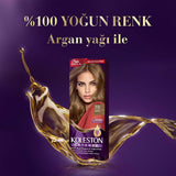 Wella Koleston Kumral Hair Dye: 100% Grey Coverage, Long Lasting Permanent Brown Hair Color with Argan Oil - At-Home Hair Color Kit