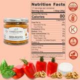 Campo D'Oro, Red Pesto Sauce, Sundried Tomato Pesto, 6.35 0oz