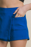 “Bratty Behavior” Azure Vertigo Skorts