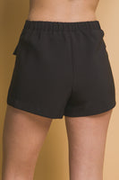 “Bratty Behavior” Black Vertigo Skorts