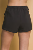 “Bratty Behavior” Black Vertigo Skorts