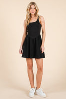 Backless Tie Mini Dress