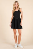 Backless Tie Mini Dress