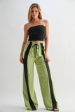 Color Block Wide Leg Lounge Pants