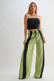 Color Block Wide Leg Lounge Pants