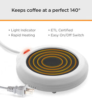 Gift for Mom from Daughter/Son, Coffee Lover Mug with Electric Heated Warmer - Unique Gift Idea for Mothers Day, Birthday, Christmas, 12oz Best Mom Ever (Gift Boxed)
