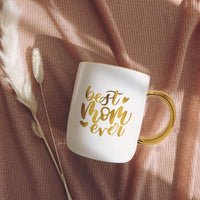 Gift for Mom from Daughter/Son, Coffee Lover Mug with Electric Heated Warmer - Unique Gift Idea for Mothers Day, Birthday, Christmas, 12oz Best Mom Ever (Gift Boxed)