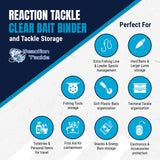 Reaction Tackle Clear Bait Binder and Tackle Storage